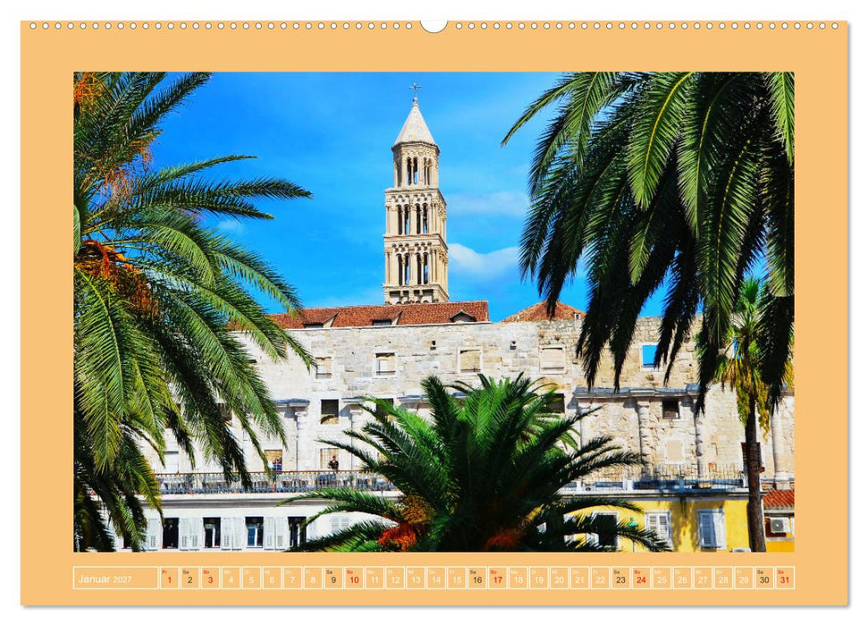 SPLIT Kroatien - Dalmatien (CALVENDO Premium Wandkalender 2027)