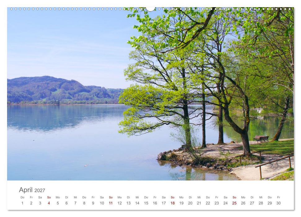 Kochelsee Impressionen - Ein Jahr in Bildern am Ufer der Stille (CALVENDO Wandkalender 2027)