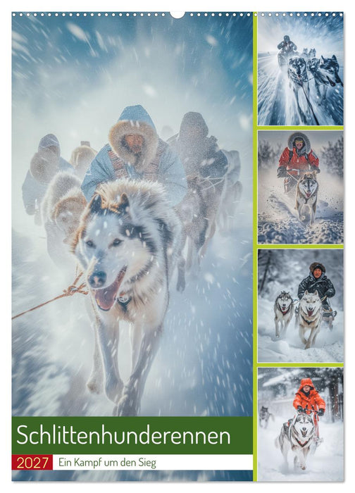 Schlittenhunderennen (CALVENDO Wandkalender 2027)