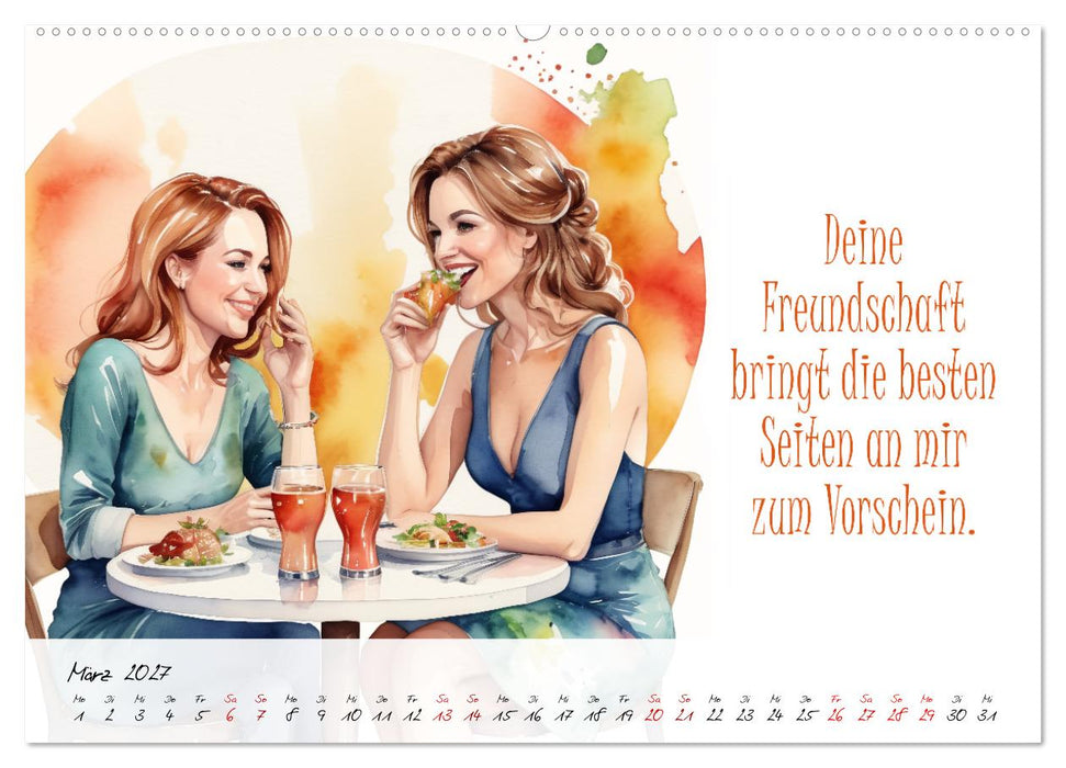 Beste Freundinnen (CALVENDO Wandkalender 2027)
