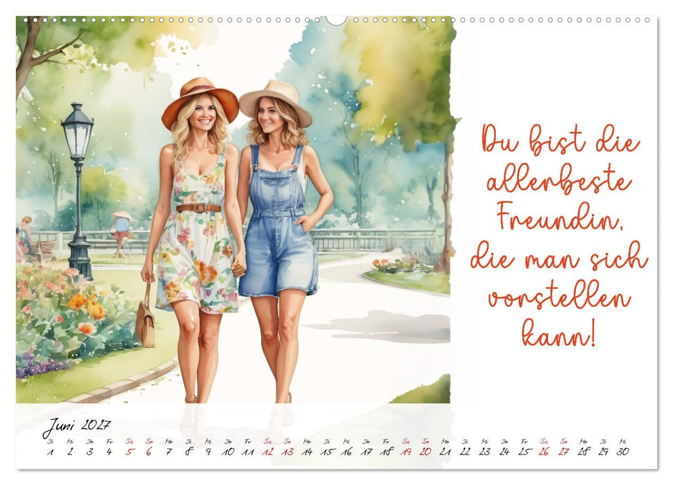 Beste Freundinnen (CALVENDO Wandkalender 2027)