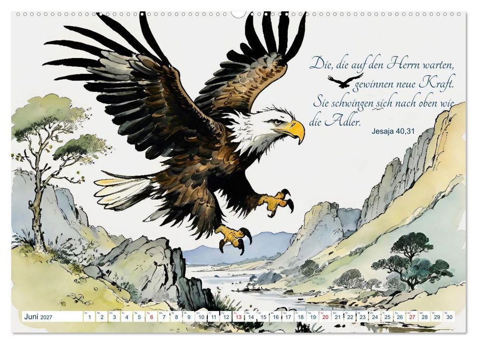 Du bist ein Segen! Segenswünsche aus der Bibel (CALVENDO Premium Wandkalender 2027)