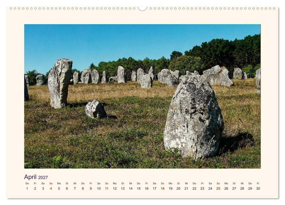 Menhire der Bretagne (CALVENDO Wandkalender 2027)