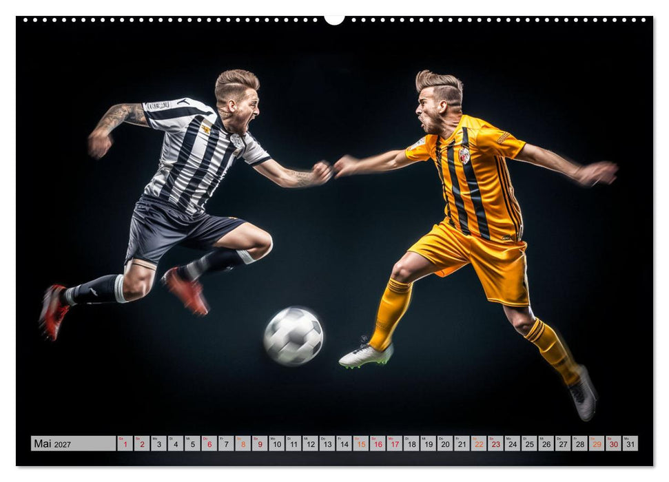 Fussball - Zweikampf (CALVENDO Wandkalender 2027)