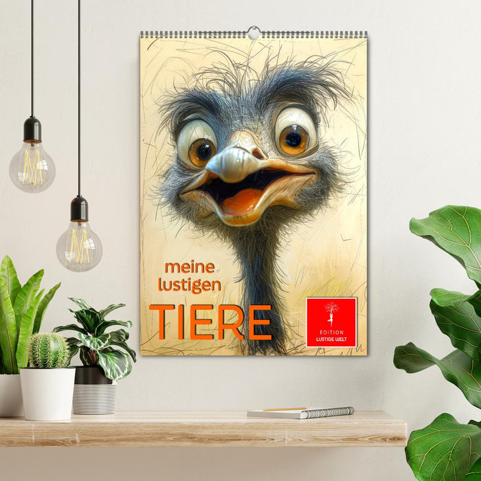 Meine lustigen Tiere (CALVENDO Wandkalender 2027)