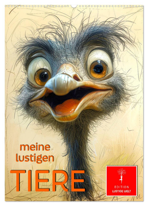 Meine lustigen Tiere (CALVENDO Wandkalender 2027)