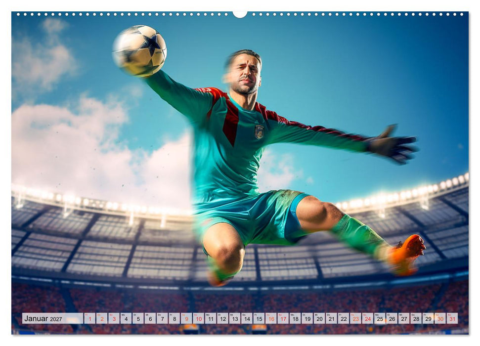 Fussball - Tormann in Aktion (CALVENDO Premium Wandkalender 2027)