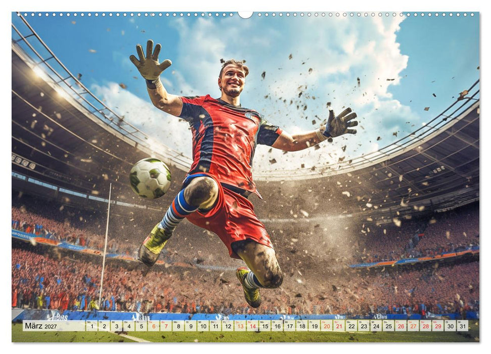 Fussball - Tormann in Aktion (CALVENDO Premium Wandkalender 2027)