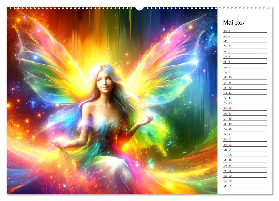 Mythische Wesen - Fabelwesen im Farbenrausch: Ein buntes Spektakel (CALVENDO Wandkalender 2027)