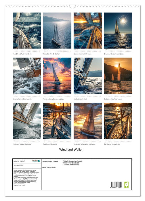 Wind und Wellen (CALVENDO Wandkalender 2027)