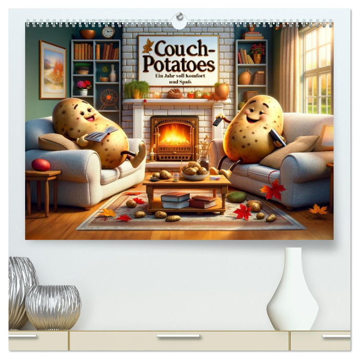 Couch Potatoes: Ein Jahr voll Komfort und Spaß (CALVENDO Premium Wandkalender 2027)