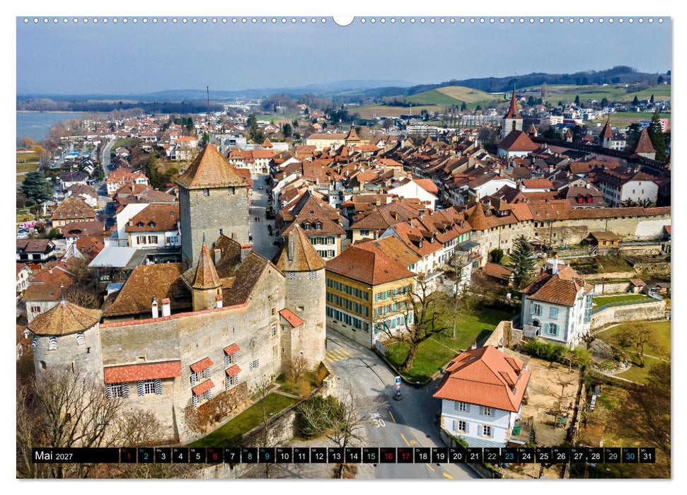 Murten – Historischer Charme am Ufer des Murtensees (CALVENDO Wandkalender 2027)