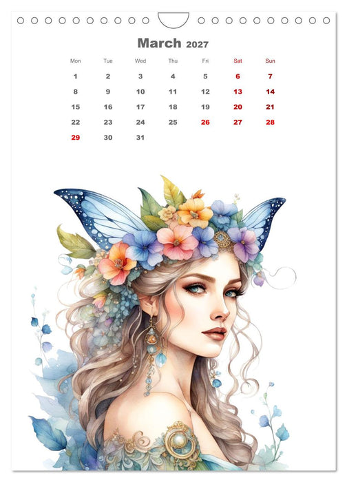 The fairies (CALVENDO Monthly Calendar 2027)