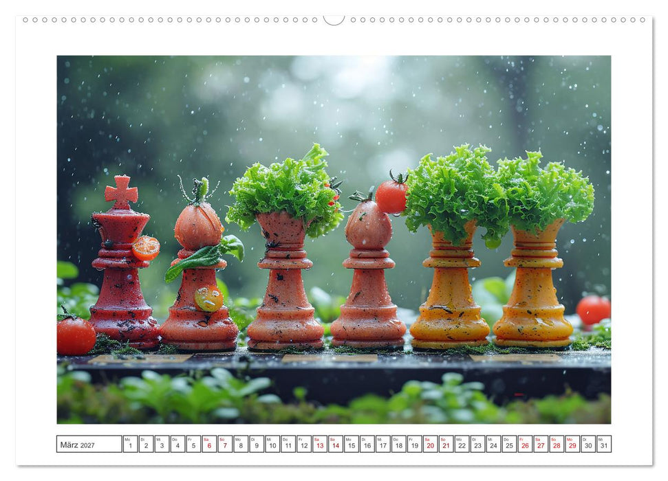 Lecker Schach (CALVENDO Wandkalender 2027)