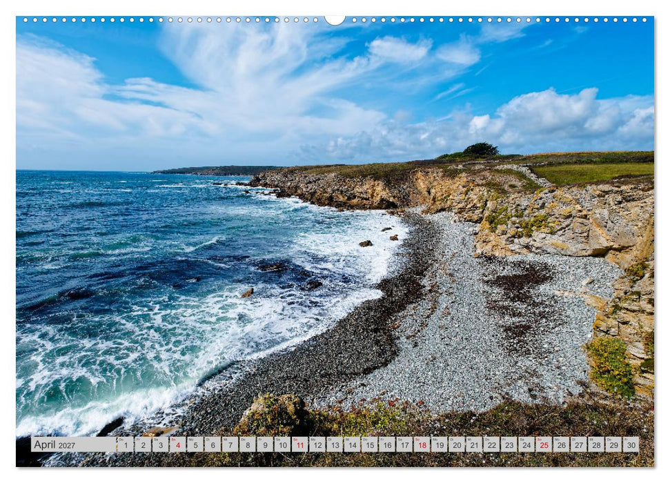 Cote Sauvage. Wilde Atlantikküste der Bretagne. (CALVENDO Premium Wandkalender 2027)