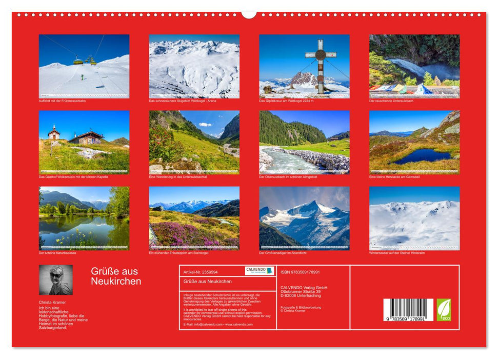 Grüße aus Neukirchen (CALVENDO Premium Wandkalender 2027)