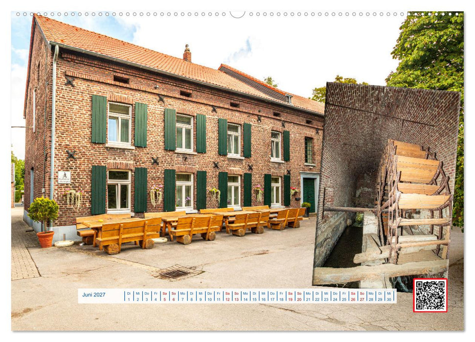 Wassermühlen Panorama Niederrhein Brüggen-Wegberg (CALVENDO Premium Wandkalender 2027)