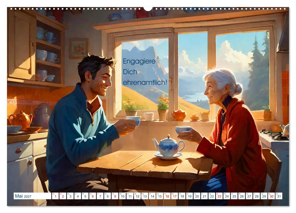 Du bist nicht alleine! (CALVENDO Premium Wandkalender 2027)
