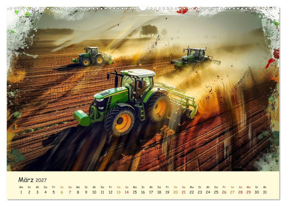 Traktoren - tolle Momente (CALVENDO Wandkalender 2027)