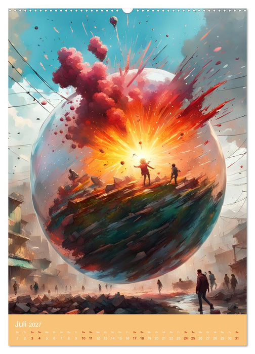 Galaktische Träume (CALVENDO Premium Wandkalender 2027)