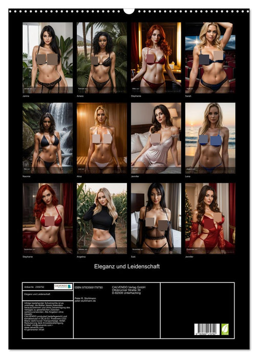 Eleganz und Leidenschaft (CALVENDO Wandkalender 2027)