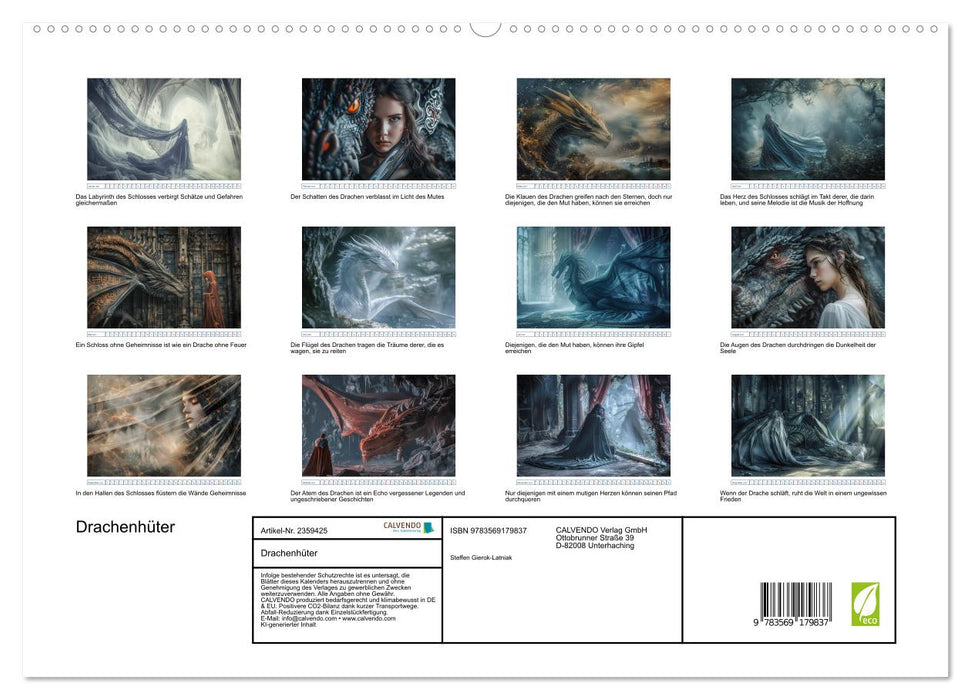 Drachenhüter (CALVENDO Premium Wandkalender 2027)