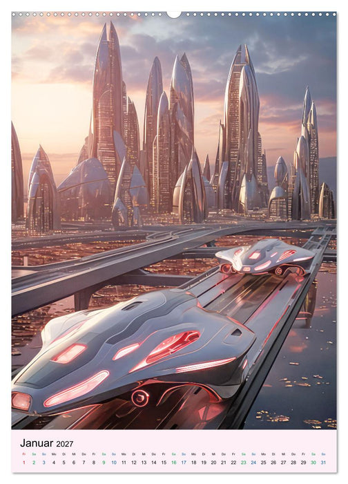 Sci-fi Welten - Fantasiebilder (CALVENDO Wandkalender 2027)