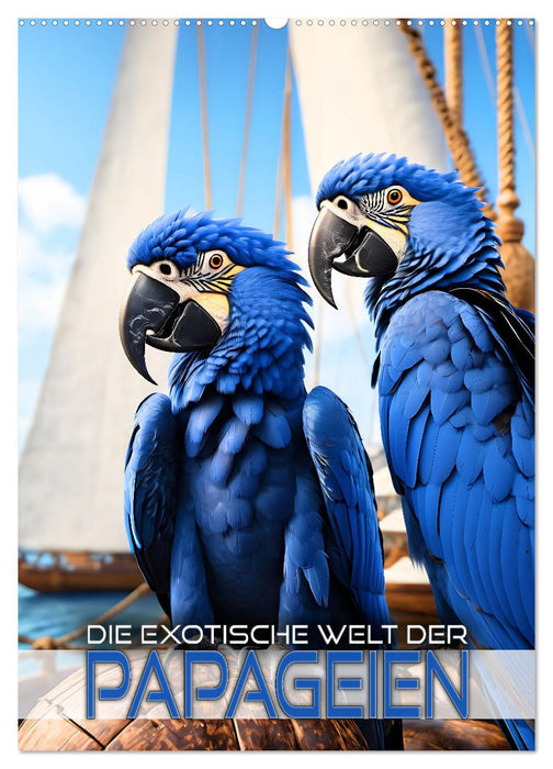Die exotische Welt der Papageien (CALVENDO Wandkalender 2027)