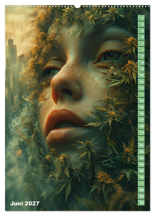 Rauschende Aussichten - Der ultimative Cannabis-Kalender (CALVENDO Wandkalender 2027)