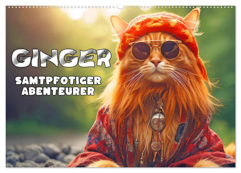 Ginger - Samtpfotiger Abenteurer (CALVENDO Wandkalender 2027)
