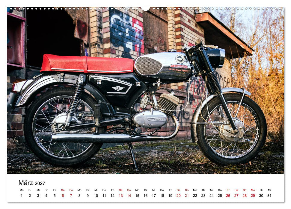 Zündapp-Träume (CALVENDO Wandkalender 2027)