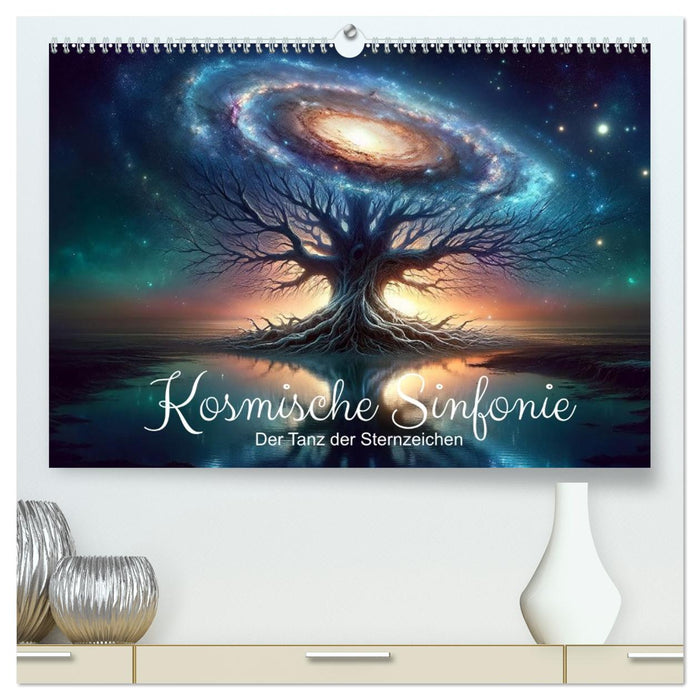 Kosmische Sinfonie: Der Tanz der Sternzeichen (CALVENDO Premium Wandkalender 2027)