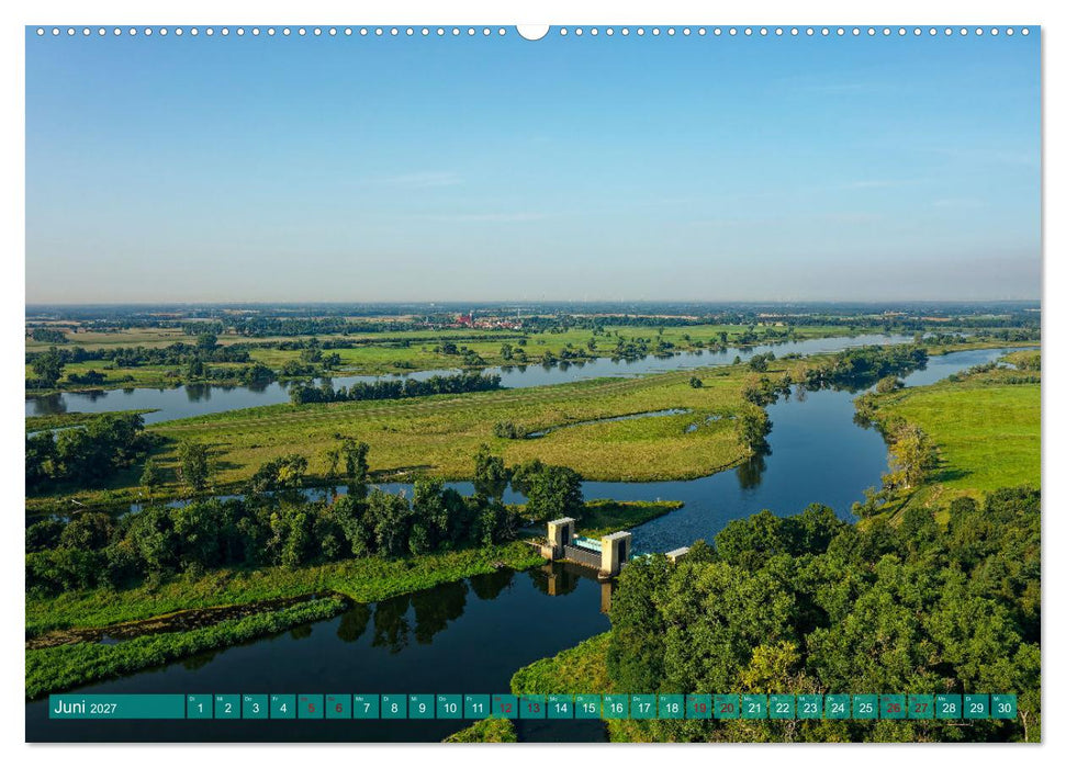 Flusslandschaft Elbe (CALVENDO Wandkalender 2027)