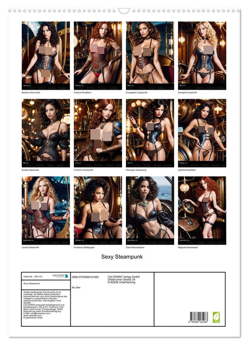 Sexy Steampunk (CALVENDO Wandkalender 2027)