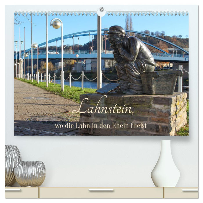 Lahnstein, wo die Lahn in den Rhein fließt (CALVENDO Premium Wandkalender 2027)