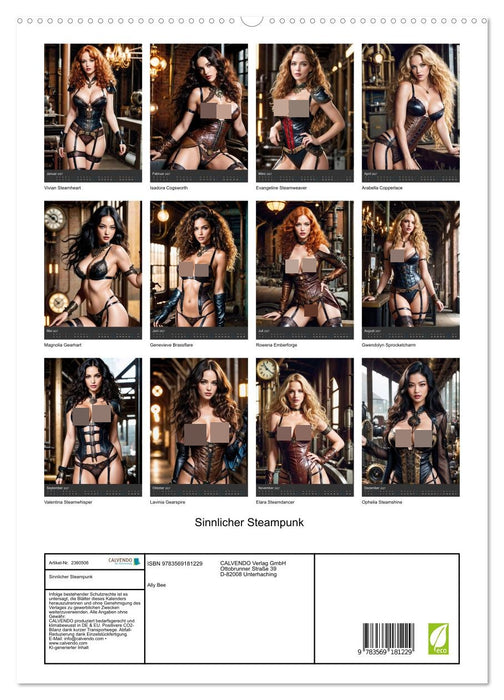 Sinnlicher Steampunk (CALVENDO Premium Wandkalender 2027)