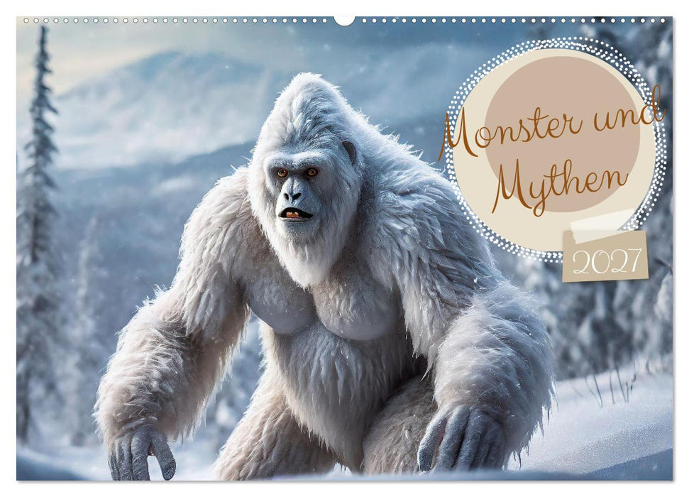 Monster & Mythen (CALVENDO Wandkalender 2027)