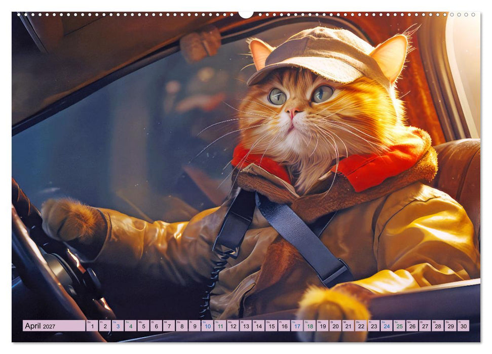 Ginger - Samtpfotiger Abenteurer (CALVENDO Premium Wandkalender 2027)