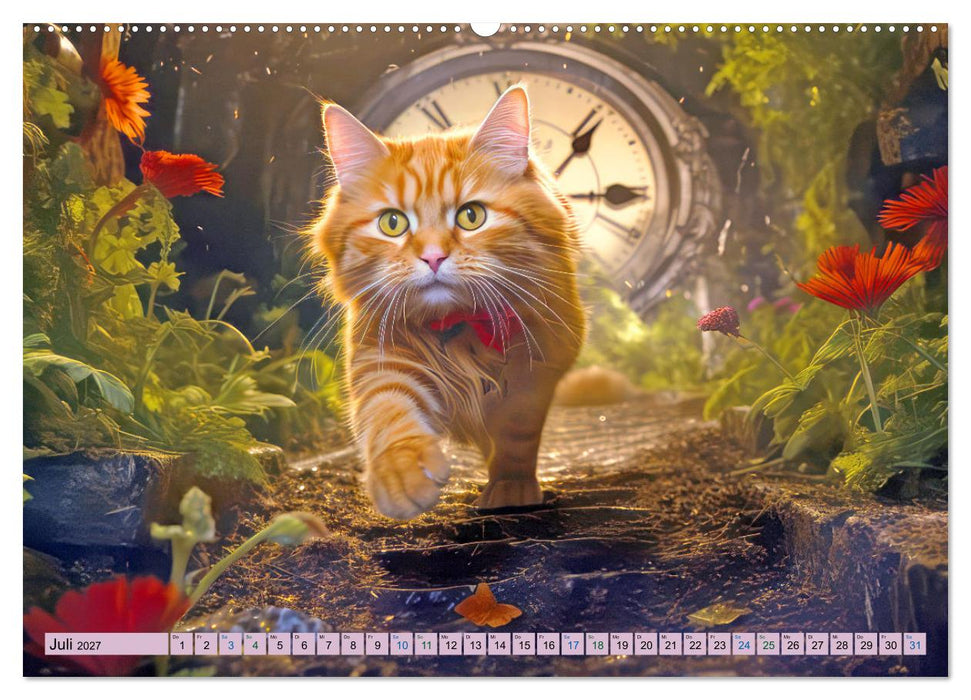 Ginger - Samtpfotiger Abenteurer (CALVENDO Premium Wandkalender 2027)