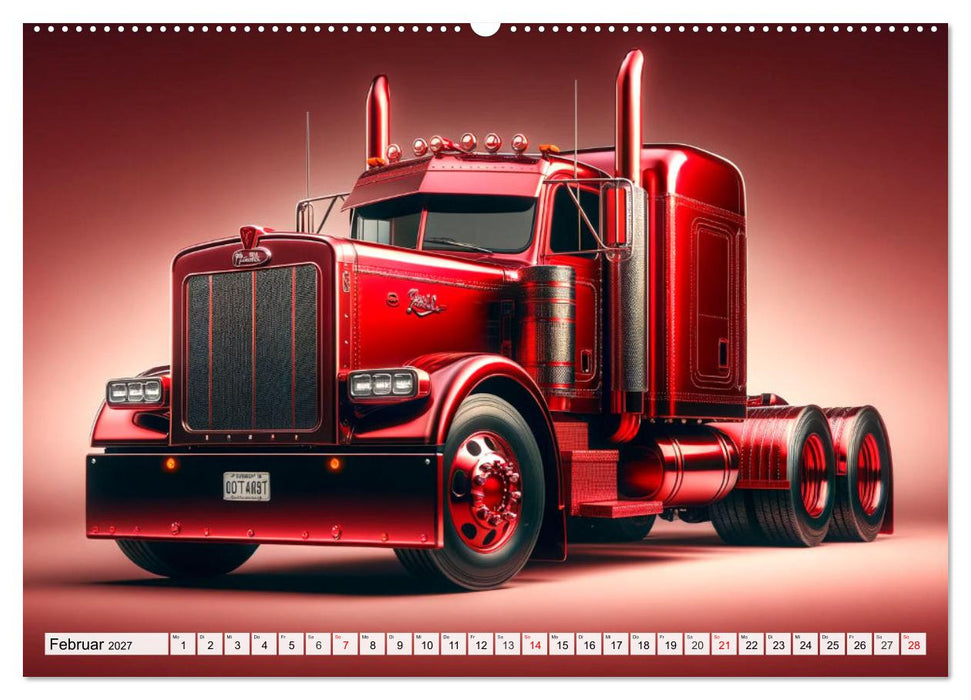 Faszination Truck: KI-Designs von Lack und Leistung (CALVENDO Wandkalender 2027)