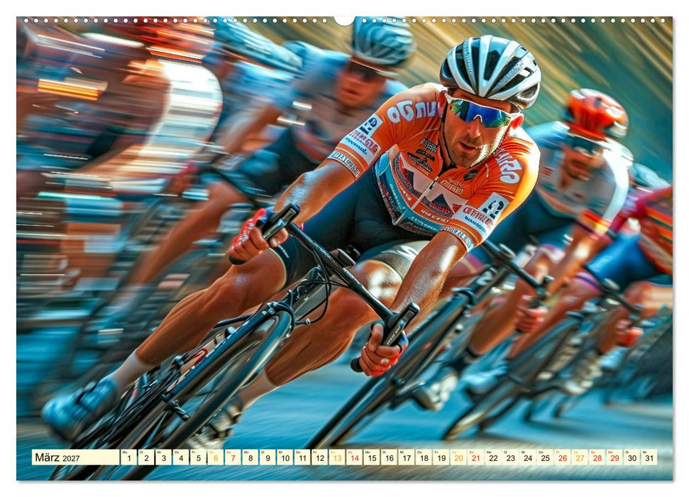 Radrennen - tolle Momente (CALVENDO Premium Wandkalender 2027)