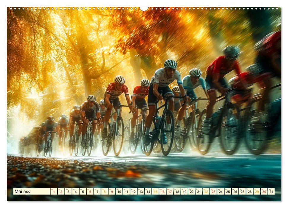 Radrennen - tolle Momente (CALVENDO Premium Wandkalender 2027)