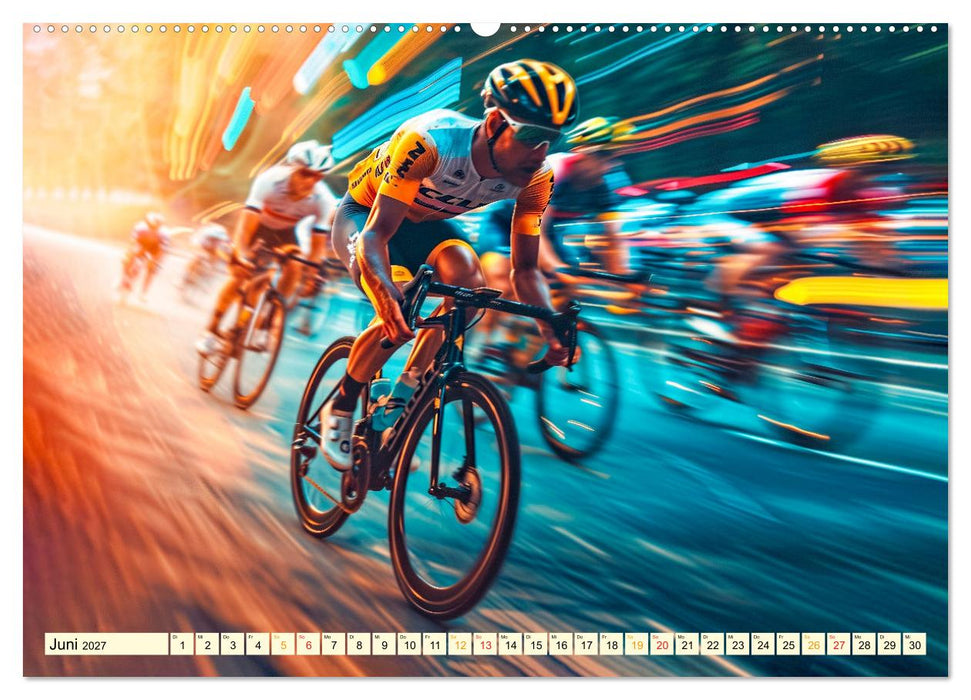 Radrennen - tolle Momente (CALVENDO Premium Wandkalender 2027)