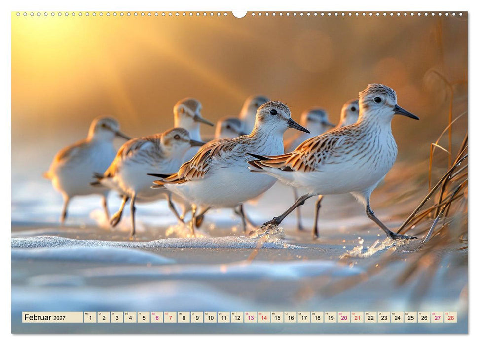 Strandläufer - immer flink unterwegs (CALVENDO Premium Wandkalender 2027)