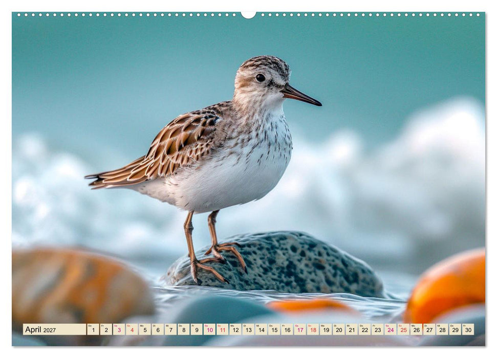 Strandläufer - immer flink unterwegs (CALVENDO Premium Wandkalender 2027)