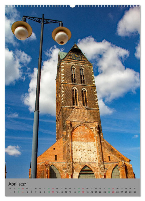 Wismar - Stadtspaziergang (CALVENDO Wandkalender 2027)