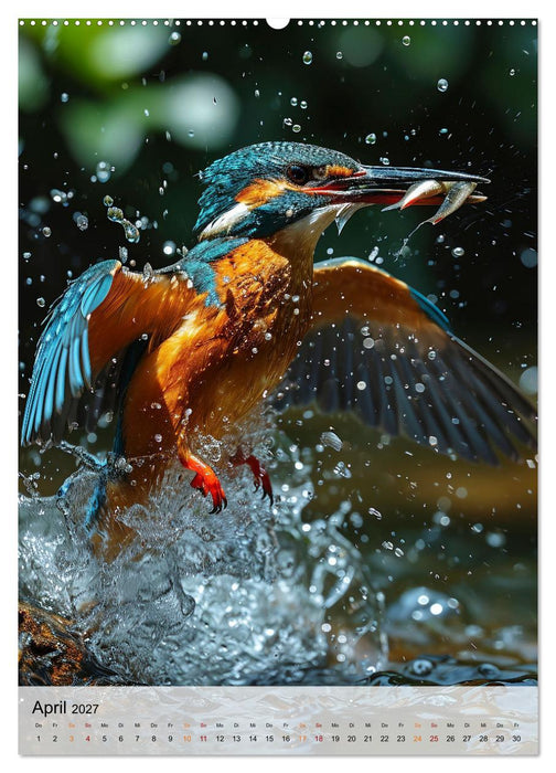 Vögel - Künstler im Flug (CALVENDO Premium Wandkalender 2027)