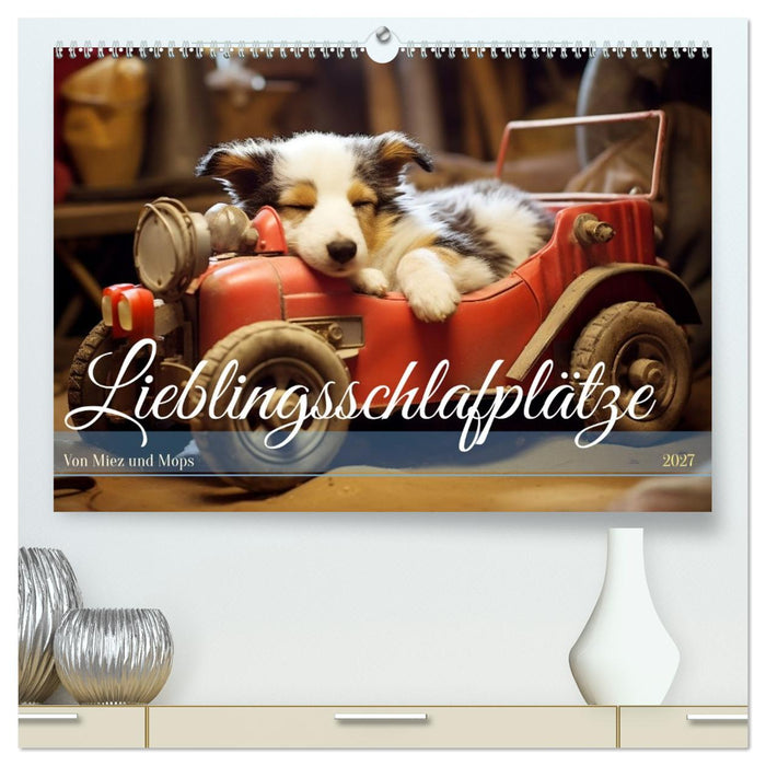 Lieblingsschlafplätze (CALVENDO Premium Wandkalender 2027)