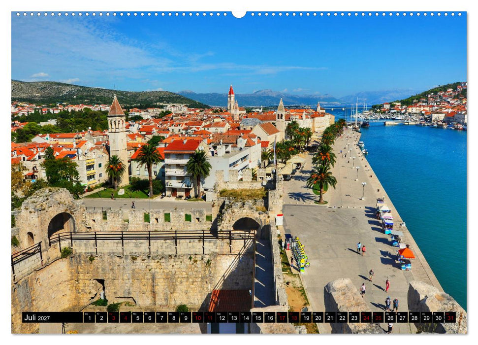 DALMATIEN - KROATISCHE KÜSTE - Split mit Umgebung (CALVENDO Premium Wandkalender 2027)