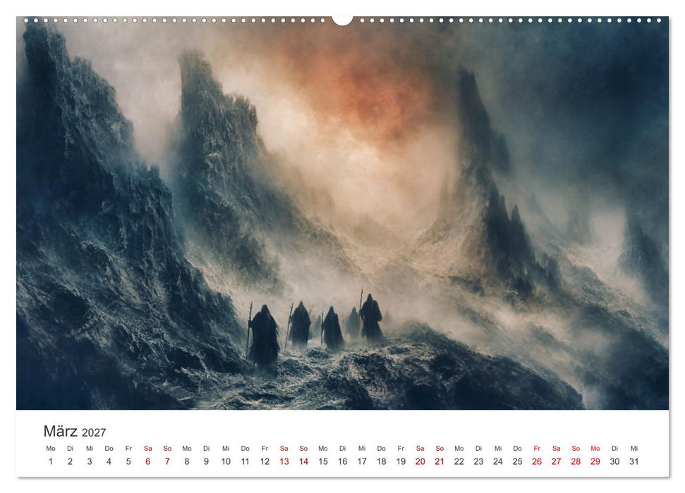 Das Reich der flüsternden Schatten (CALVENDO Wandkalender 2027)